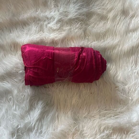 10 pieces  Sheer Organza Ribbon Roll Hot Pink Fabric Craft Decor - Picture 2 of 7